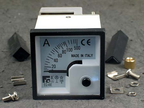AMMETER ALTERNATE CURRENT MEASURE (CONNECTION ON T