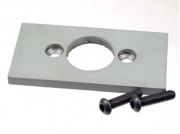 NARROW PLATE WITH VULCANIZED RUBBER FOR STOP
